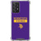 NFL Minnesota Vikings Purple Performance Series Galaxy A52 5G Clear Case